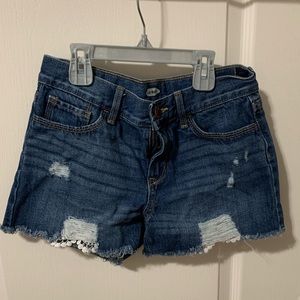 Old Navy Big Girls Jean Shorts size 12